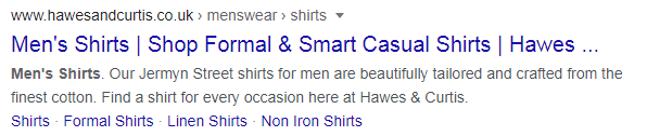 keyword highlight in SERP description